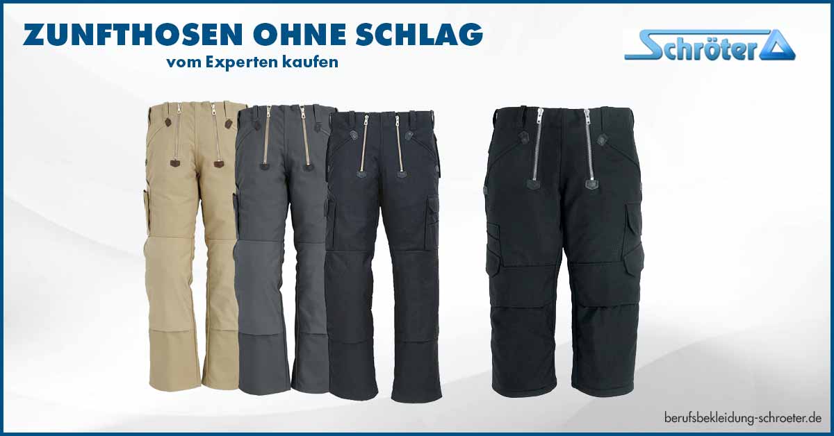 Zunfthosen ohne Schlag